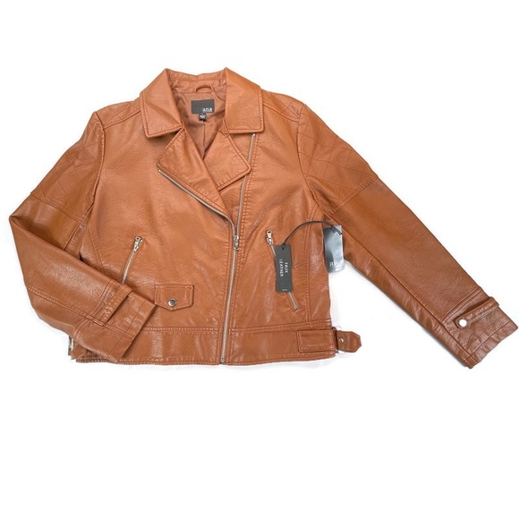 a.n.a Faux Leather Women’s Jacket Size L